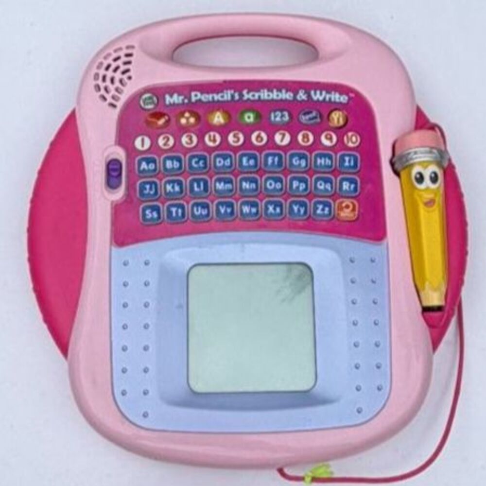 LeapFrog Mr. Pencil's Scribble & Write Pink Learning Tablet Toy Preschool